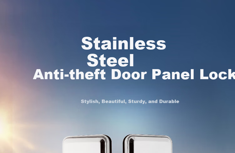 Aoben Anti-Theft Door Lock, Quick-Lock Handle for Entrance Doors W01 Steel - with 30*240 Lock Body (No Lock Cylinder), Installation Guide Included 1