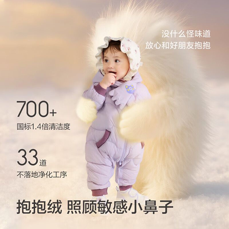 BALABALA Kids Baby Down Jumpsuit Winter Outwear Fashion [Mall Same Style] 200425120202