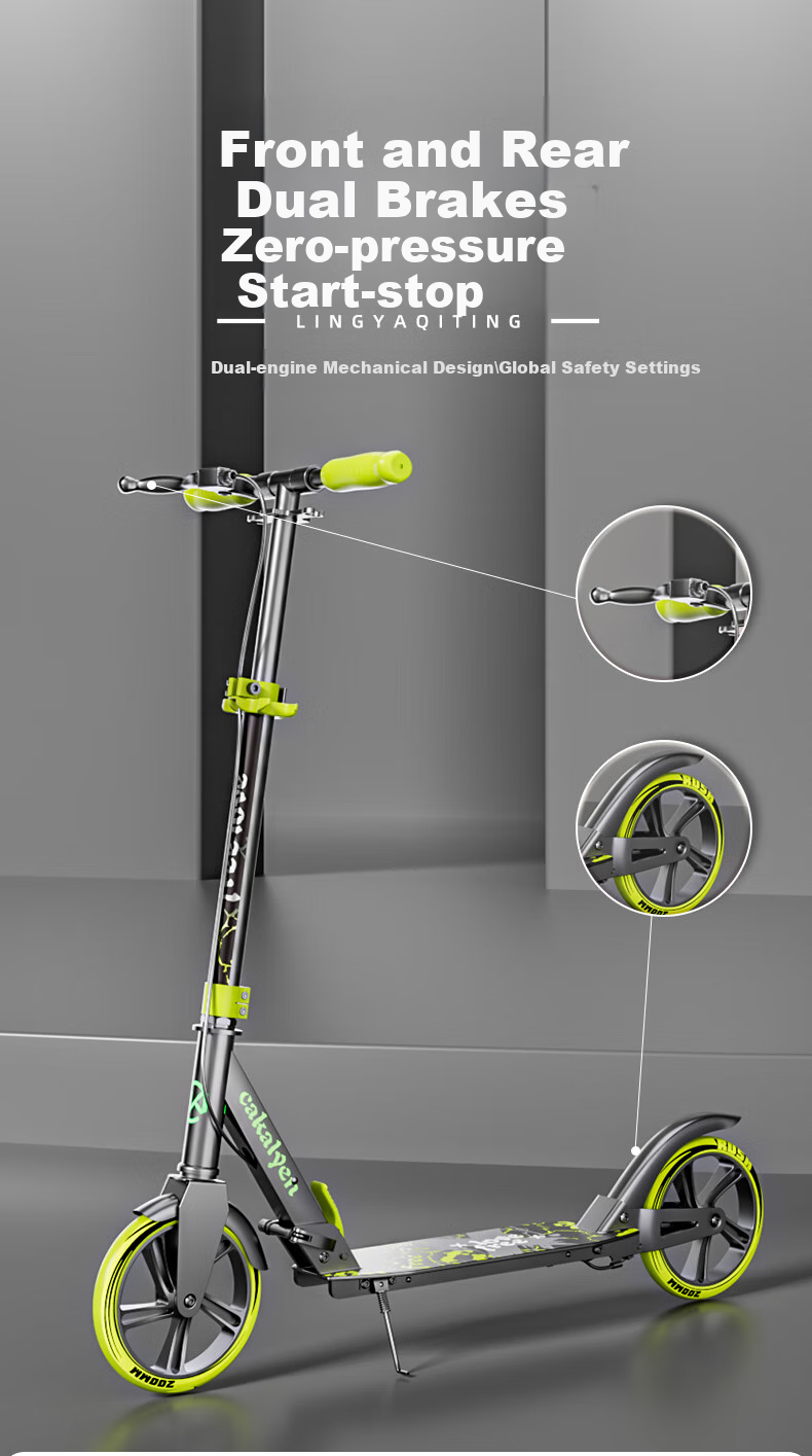 Cakalyen Children's Scooter for Ages 6-12 Adult Commuter Tool Balance Bike for Boys And Girls to Use at Work 4