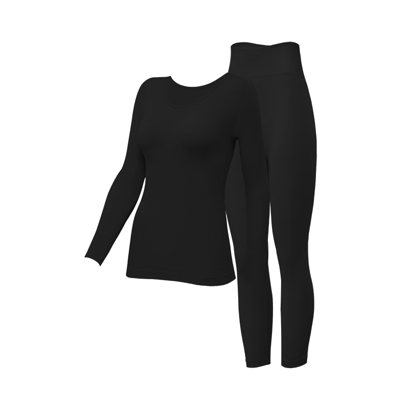 Herbal Original Women's Thermal Underwear Set Autumn Winter New Slimming Heat Energy Waist Shaping Base Layer Shirt and Pants