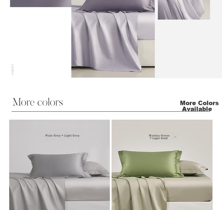 JIEBO 100% Cotton Bed Sheet, 245cm X 250cm, Class A Long-Staple Cotton, Single Piece, Suitable for 1.5/1.8m Bed 5