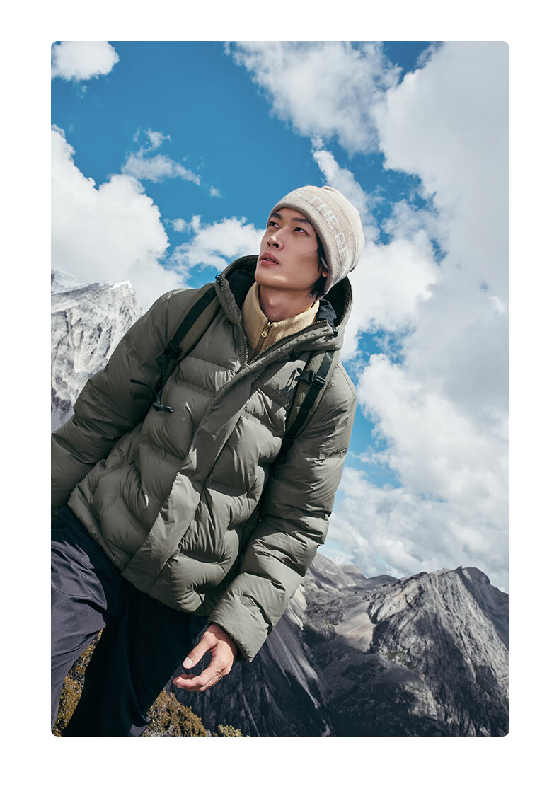 ANTA Bread Down Jacket | Six-Degree Core Outdoor Goose Down Puffer Jacket Men's Winter Hooded Warm Coat 4