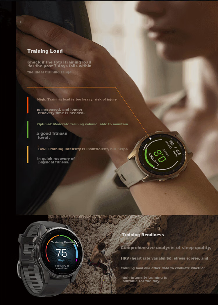 GARMIN Enduro3 Sapphire Mirror ECG Heart Rate Running Swimming Outdoor Sports Watch 7