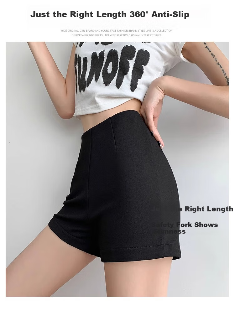 Yishangmei Black Suit Shorts, Summer Women's Wear, 2026 New American Style Hot Girl Sports Casual Hot Pants, Slimming And Fitted 6