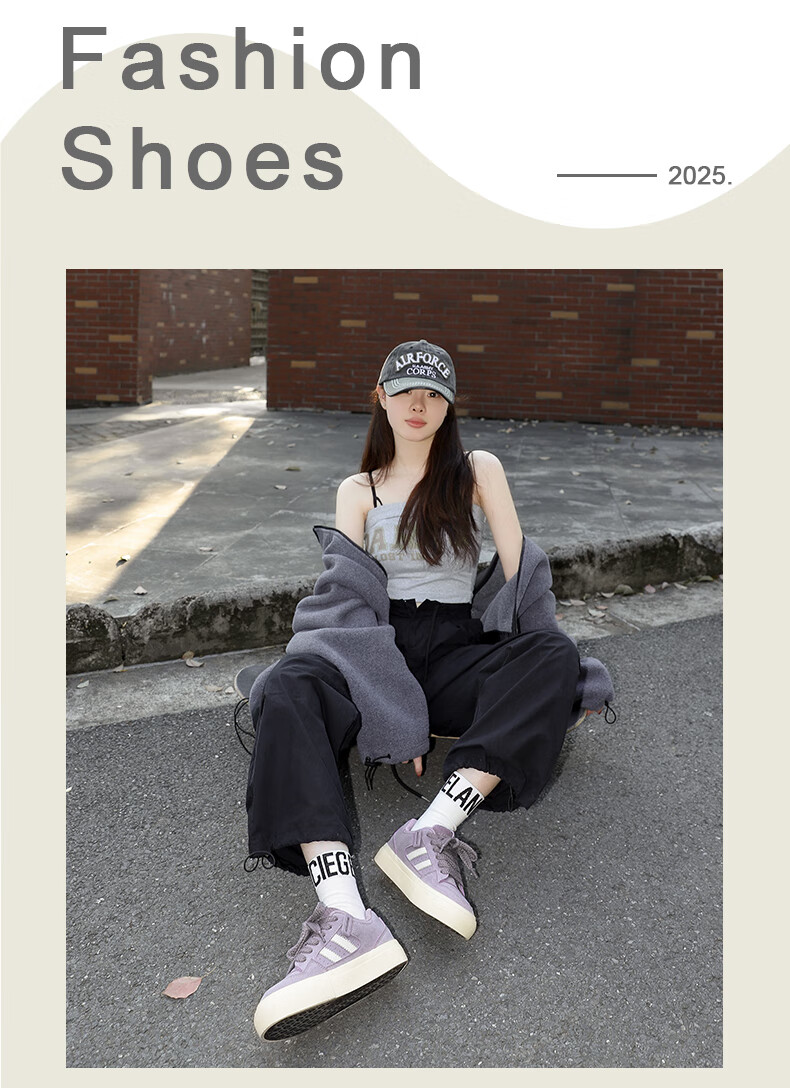 HUANQIU Women's Bread Shoes, 2026 New Style Versatile Casual Shoes, Soft-Soled Lightweight Low-Top Sneakers for Wome 19