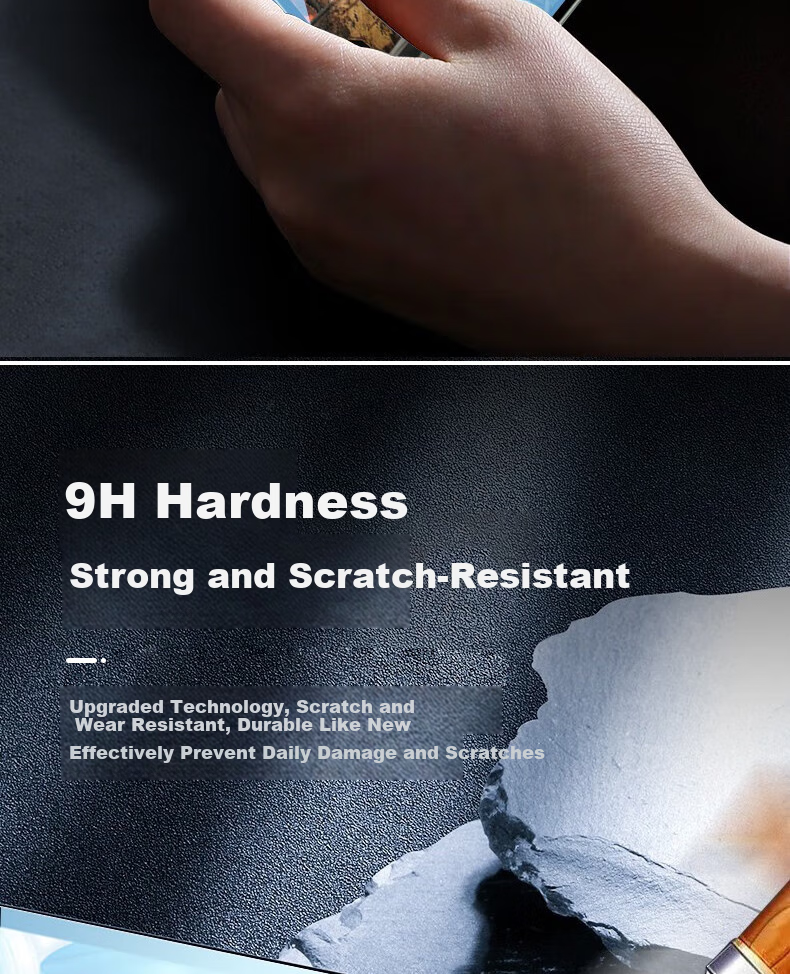 ESCASE Tempered Glass Screen Protector for Huawei MateBook E Go 2022 Model, 12.35-Inch Shatterproof Screen Protection Film, HD Full Glass Film, ES16 Transparent 11