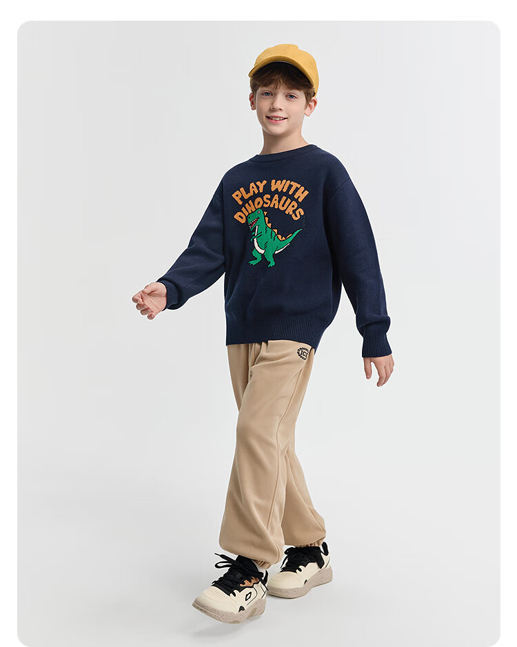 BALABALA balaOne Kids Sweater Boys Girls 2025 Winter Fashion Knitwear 208425103204 4