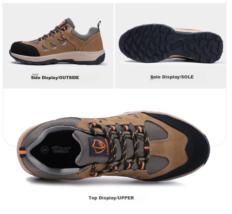 Lanoudun Safety Shoes for Men, Electrician Insulated 10KV, Non-Slip, Anti-Smashing, Puncture-Resistant, Comfortable, Breathable Work Boots D206GY Size 44 17