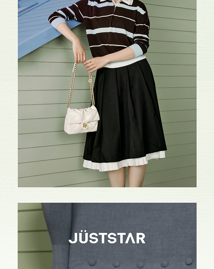 JUST STAR Celebrity-Style Handbag for Women, 2026 New Luxury Shoulder Crossbody Bag, Underarm Bag, Ladies' Purse, Birthday Gift 3