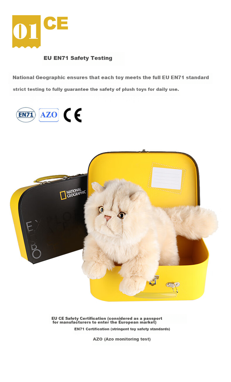 AI CAN China National Geographic Pet Plush Doll Pillow, Husky Second Generation, Birthday Gift for Boys And Girls 6