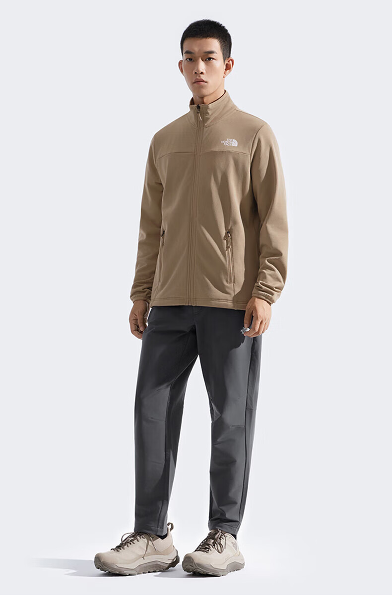 The North Face Men's Cedar Trail Autumn Outdoor Sports Casual Warm Fleece Stand Collar Jacket 8FJ2 1