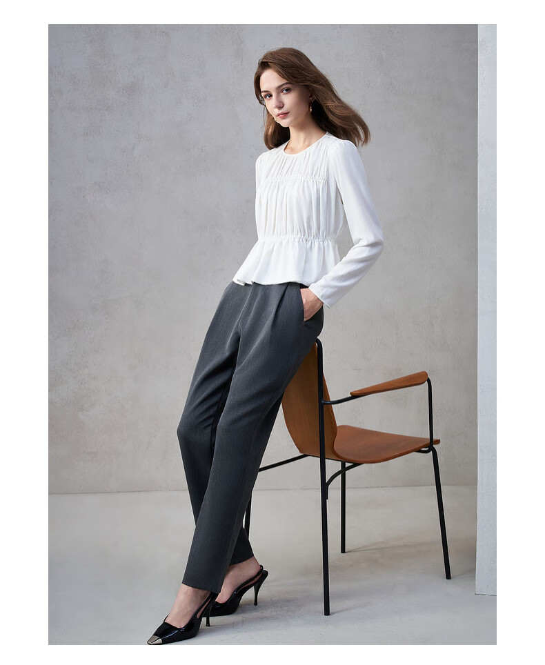 G2000 Women's 2025 Autumn Winter Skin-Friendly Versatile Casual Straight-Leg Pants with Comfortable Stretch, Mall Style 10