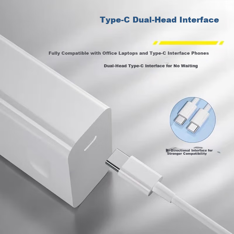 Кабель Xuanyi Type-C to Type-C, 65W Super Fast Charging, 2 метра, белый