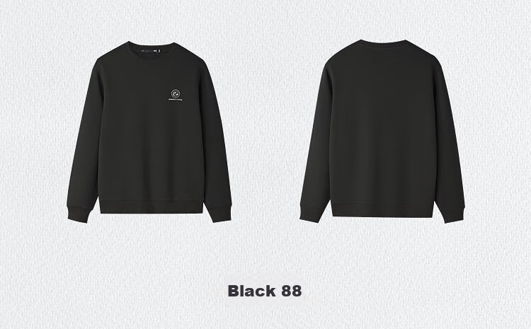 HLA Men's Autumn Sweater 25 Chinese Dragon Round Neck Far Infrared Long Sleeve Men's 16