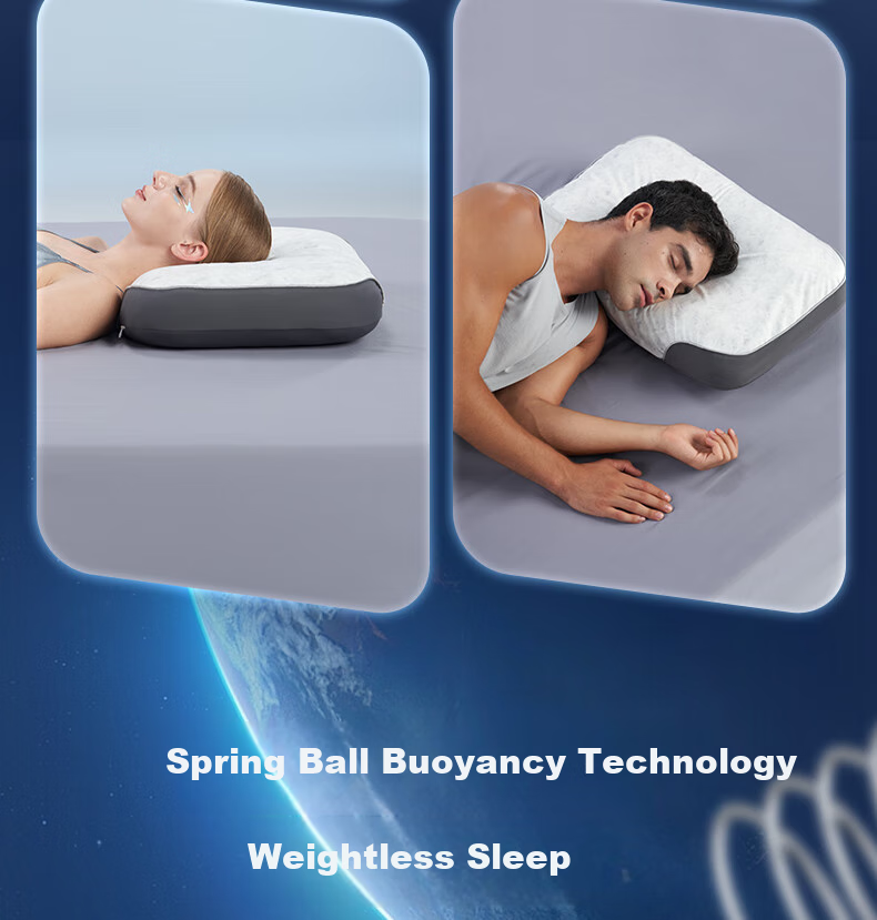 JaCe Memory Foam Pillow Spring Mattress Core Cervical Pillow Side Sleeping New Upgraded Anti-Snoring Adult-Specific Gift Box 14CM 13