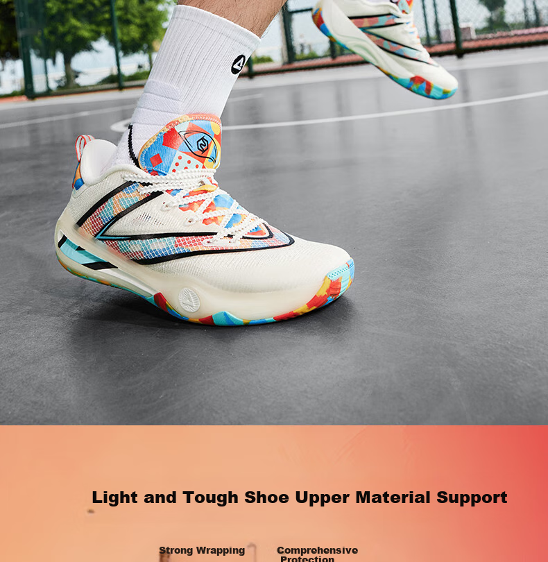 PEAK Challenger 3.0 Basketball Shoes Men's Autumn Professional Shock Absorption Anti-slip Sports Shoes DA540031 7