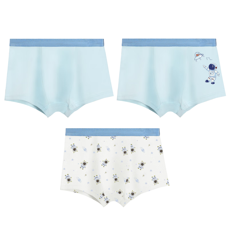 Hodohome Boys' Antibacterial Cotton Blend Cartoon Breathable Boxer Briefs Age 7