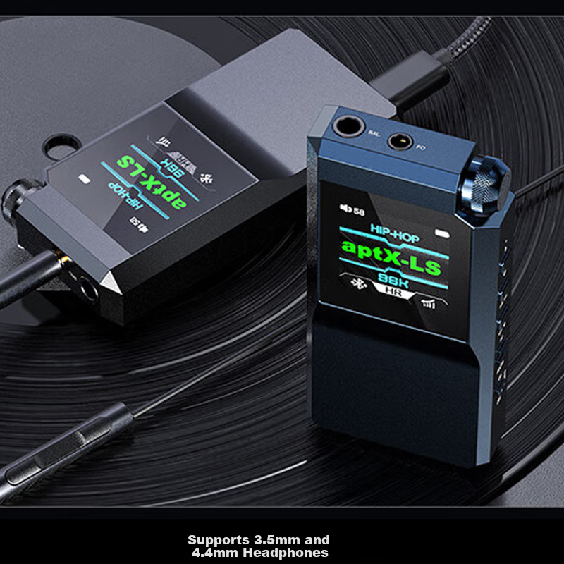 FiiO BTR17 Portable Wireless Bluetooth Earphone Car Phone HiFi Audio Receiver Amplifier with Bluetooth 5.4, Black Decoder