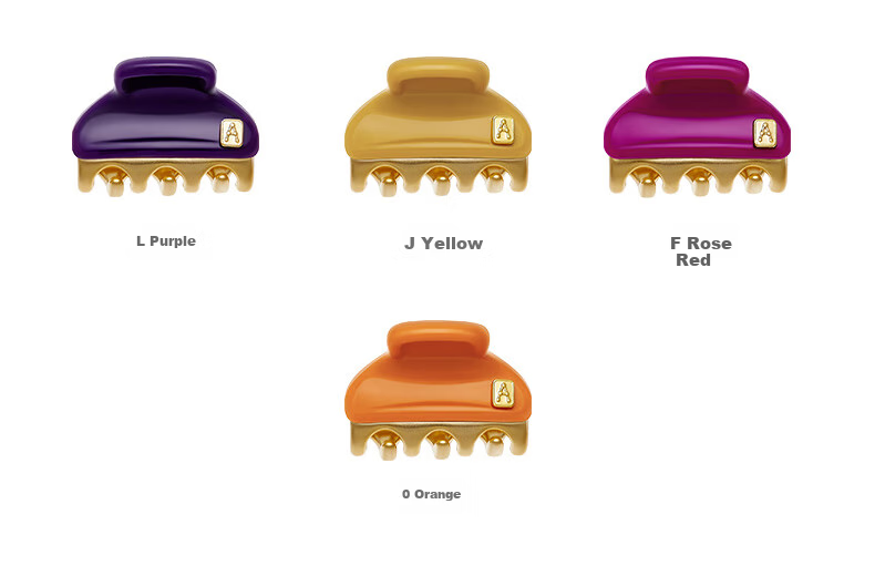 ALEXANDRE DE PARIS Versatile Hair Claw Clip Barrette Hair Accessory Mid-Autumn Festival Gift Mini-N3 without Crystal 9