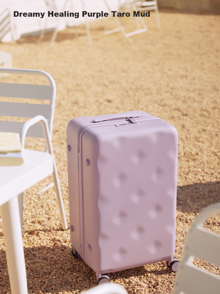 Bromen Bags Large Capacity Suitcase, Trolley Case, Travel Luggage, Password Lock, Check-In Case, 22 Plus, Purple 14
