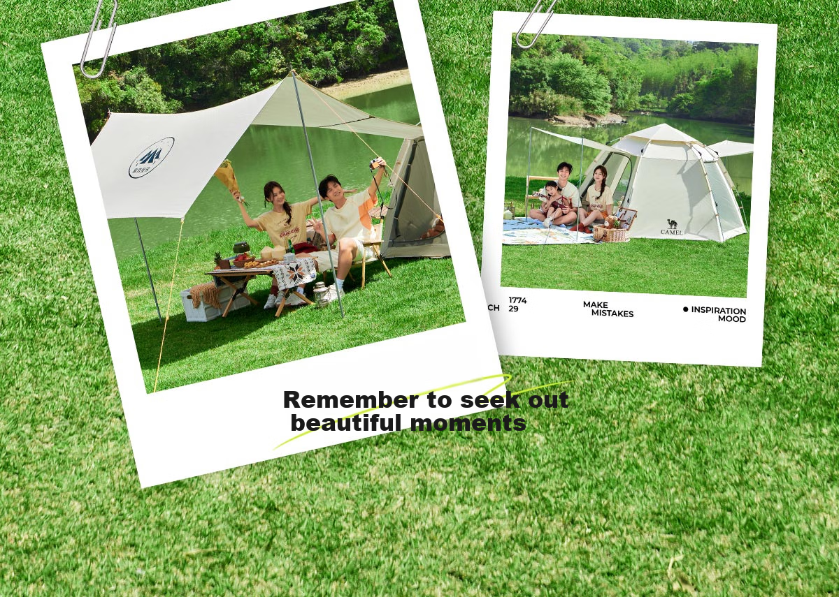CAMEL X Outdoor Canopy Tent, Foldable Portable Hexagonal Camping Overnight Outdoor Camping Complete Set of Equipment 32