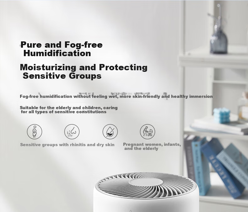 SUPOR Humidifier, No-Mist Hot-Selling, Quiet Operation, Large Capacity, High Mist Output, for Office And Bedroom Use, Home-Use Mist-Free Humidifier, Air Conditioner Fan Companion, 33A 6