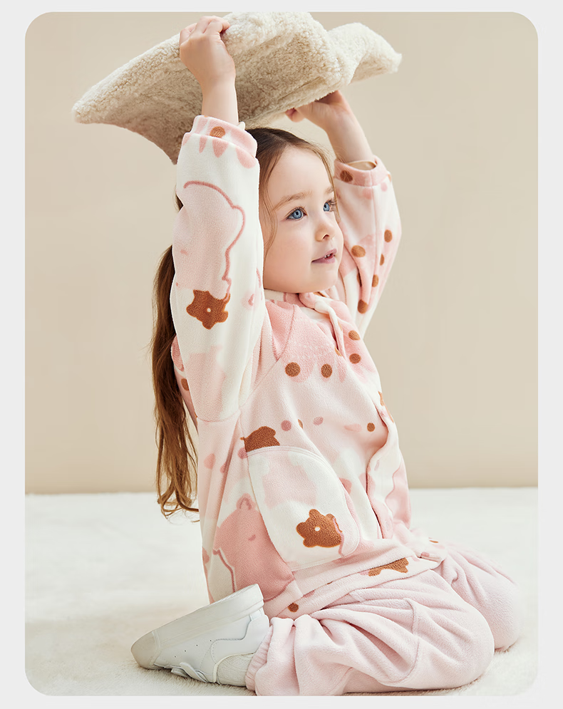 Babycare Children's Jacket, Baby Coat with Fleece Lining, Autumn And Winter Warmth, Feierdao Little Bear Blue, Size 100 11