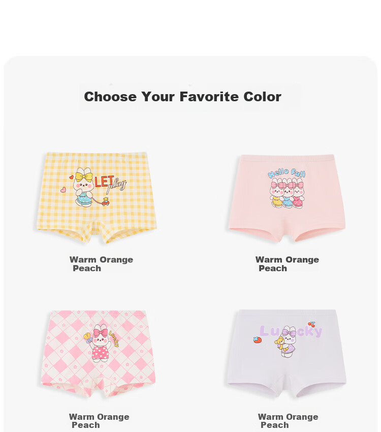 YUZHAOLIN Girls' Underwear, 7A Antibacterial Panties, Comfortable Breathable Shorts for Female Students, No Wedgie 13