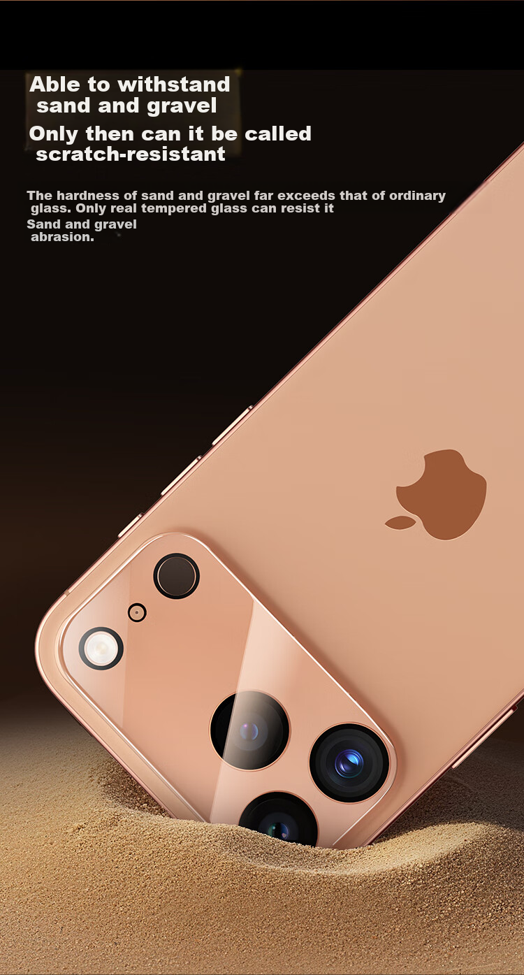 Baseus [AR Anti-Reflective | Full Lens Protection] IPhone 17 Pro Max Camera Lens Film, Apple 17 Pro Max Rear Camera Protective Film, High Definition, Scratch-Resistant, 2 Pieces Per Pack 7