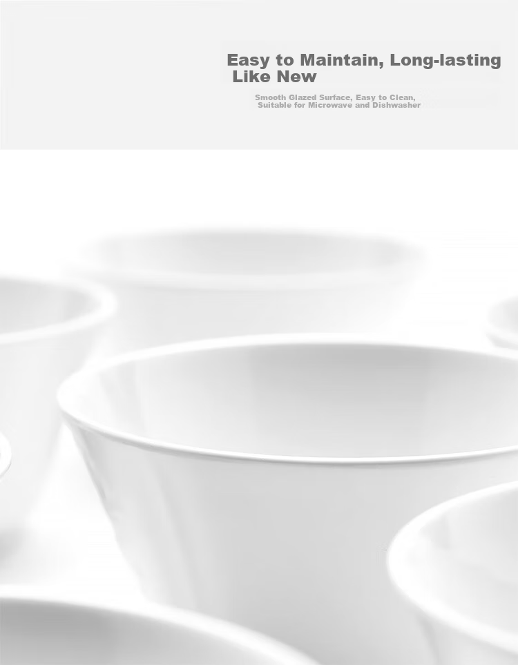 Magoront Ceramic Bone China Dinnerware Set White Embossed Magnolia 16-Piece 4-Person Gift Box 13