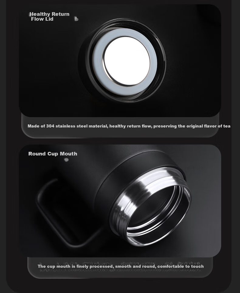 Jieanxi Insulated Mug, 316 Stainless Steel, Smart Temperature Display, Large Capacity, Office Tea Cup, Home Use, 520ml Gift 11