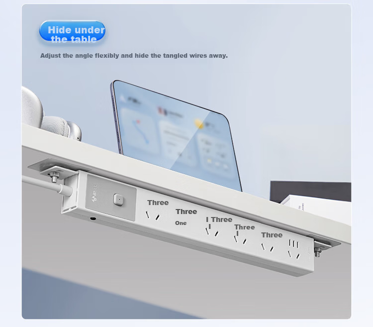BULL Lightning Protection PDU Desktop Overload And Overpower Protection Under-Desk Gaming Cabinet Socket/power Strip/extension Cord/surge Protector, 8 Outlets with Master Switch, 1.8 Meters, GNE-P108ET 6