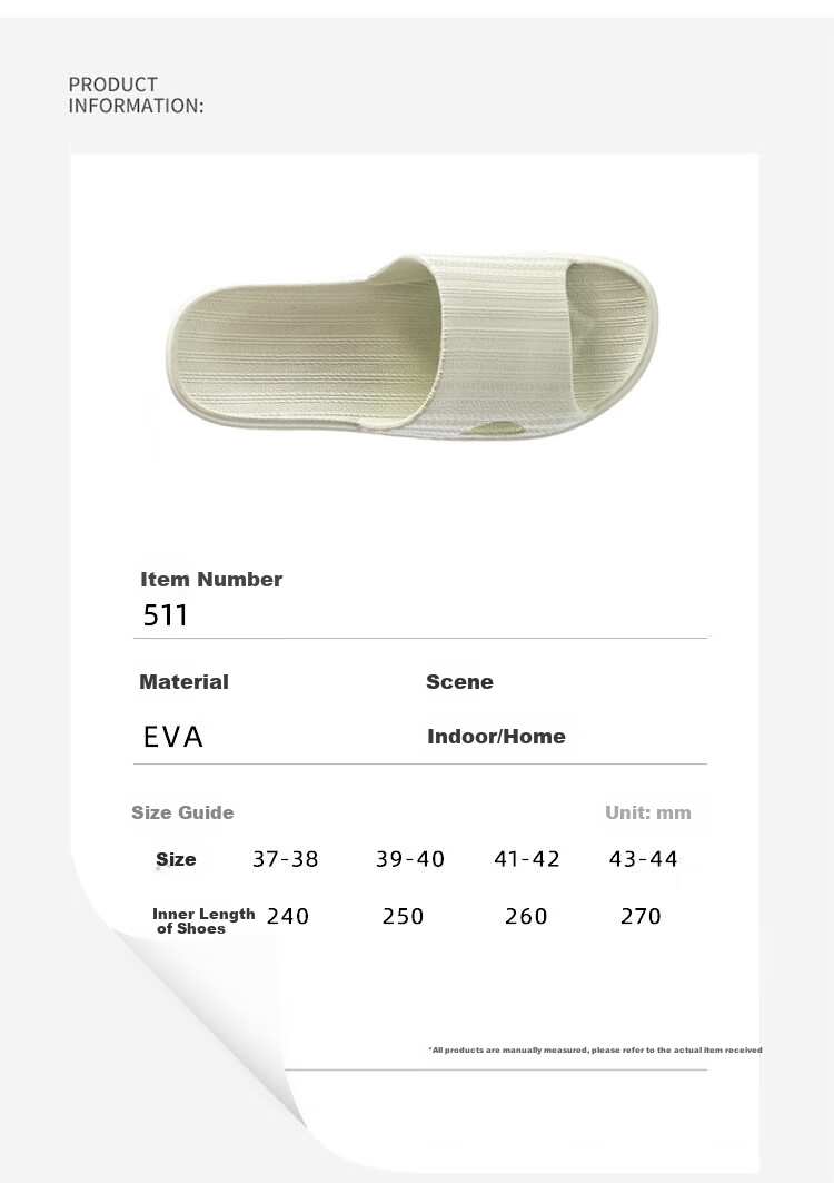 LangSha New EVA Slippers for Men And Women, Couples' Home Wear, Summer Bathroom Non-Slip Thick Sole Squishy Feel, Light Pink, Size 39-40 8