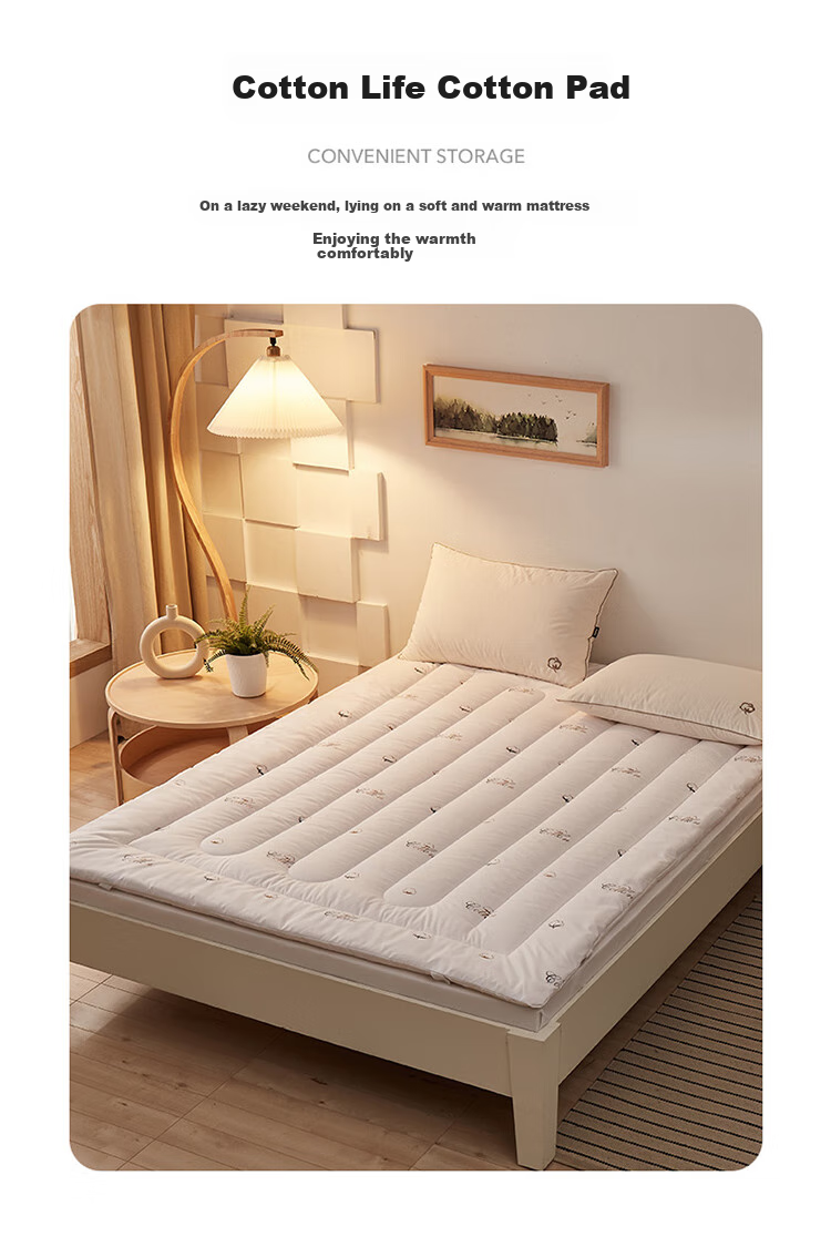 Dohia Home Textiles Mattress Pad, 100% Xinjiang Cotton Mattress Topper, Student Dormitory Mattress, 0.9 Bed 90*195cm 11