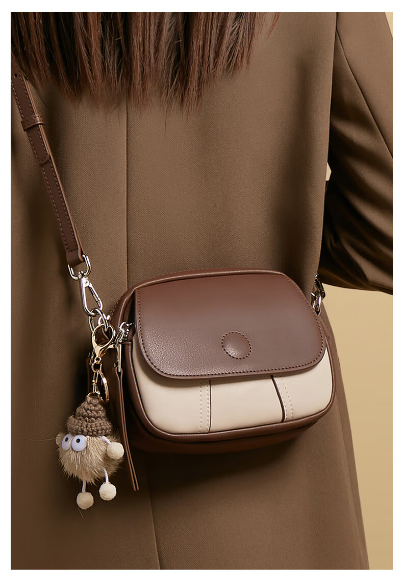 FOXER Leather Women's Handbag, Large Capacity Shoulder Bag, Crossbody Bag, Small Purse, Light Luxury Valentine's Day Gift 8