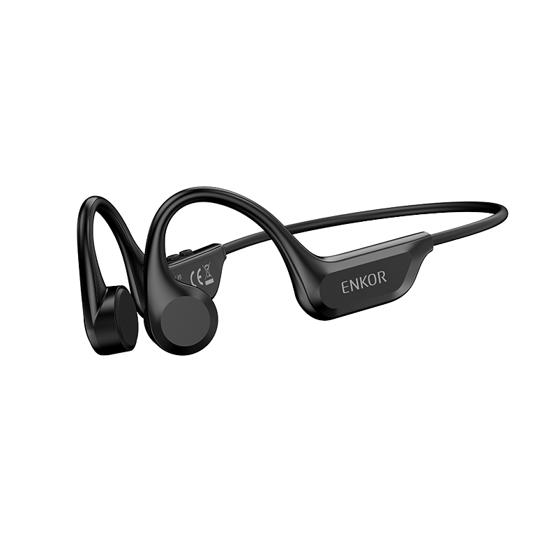 ENKOR X9 Bone Conduction Bluetooth Earphones Sports Running Cycling IPX6 Waterproof Sweatproof Open-Ear Wireless Earphones 32GB Memory MP3 Mode