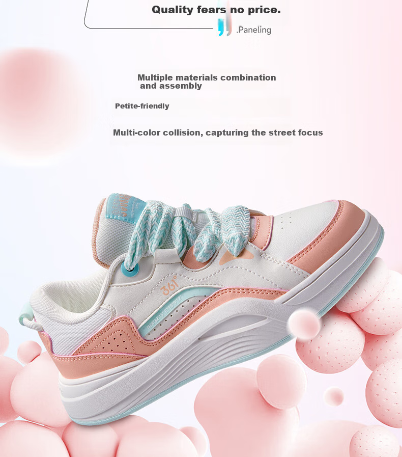 361° Children's Shoes, Kids' Sneakers, Fall 2025, Boys And Girls, Big Kids, Soft Cushioning, Thick-Soled Trendy Loafers, Black, Size 37 17