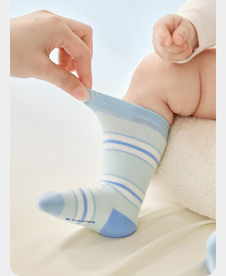 Babycare Children's Socks Autumn Winter Thickened Cotton Floor Socks Baby Socks Newborn Socks Brown Bear Dream 3 Pairs S 7