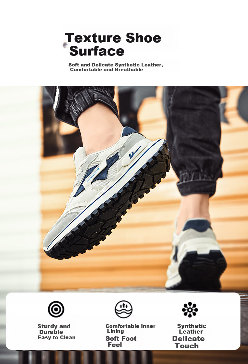 Huili Official Men's Sneakers, Spring And Autumn New Style Forrest Gump Shoes, Casual Versatile Men's Dad Shoes, Beige/black, Size 39 4
