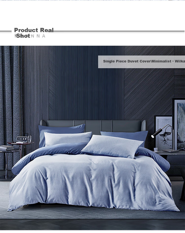 Fuanna Cotton Jacquard Duvet Cover 203x229cm Single/Double Size 7