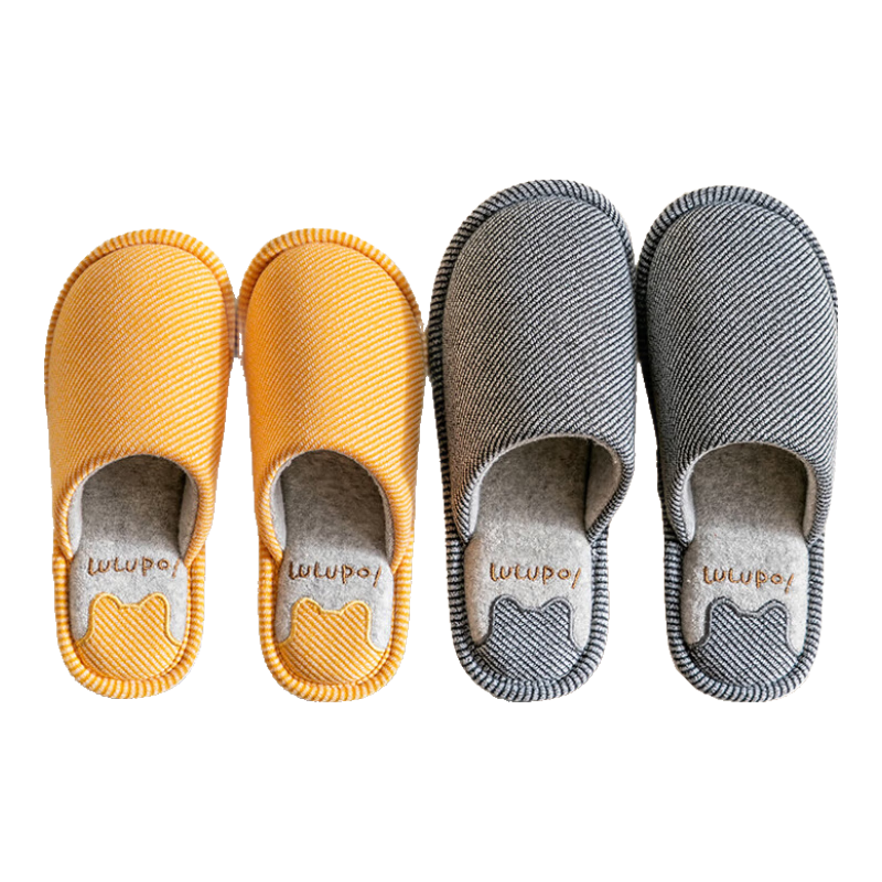 GUOLUOFEI Japanese-Style Wooden Floor Slippers for Men, Indoor Thick-Soled Couple's Slippers for All Seasons, Women's Coffee Color, Size 42-43