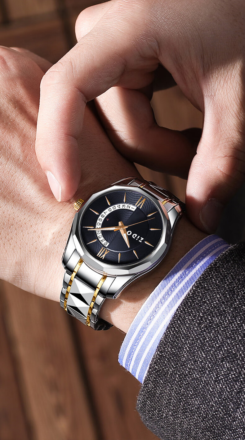 ZIDO ZIDOZIDO (ZIDO) Premium Fashion Versatile Men's Wristwatch 3
