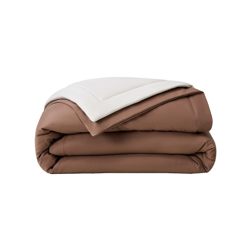 JD Jingzao Good Night Earth Temperature Control Deep Sleep Quilt Warm Spring Autumn All-Season Quilt Core Machine Washable No Duvet Cover Needed Earth Brown 2x2.3m
