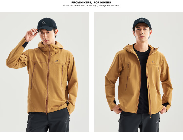 Pioneer Camp [Haishe 2.0 Soft Shell Jacket] Endorsed by Lu Han, Same Style As Kedoula Jacket for Men, Outdoor Commute Outerwear 9