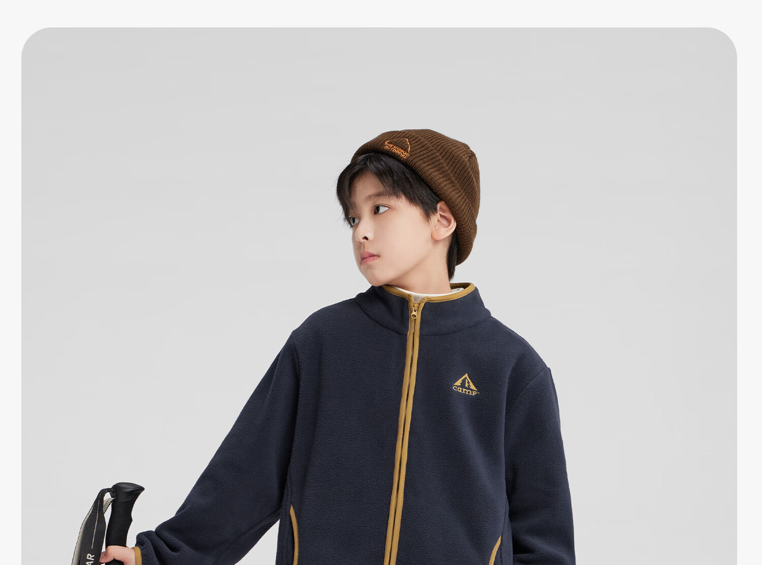 Zuoxi Boys' Fleece Jacket, 2025 New Style Children's Autumn And Winter Wear, Warm Plush Outerwear for Boys, Yellow, Size 150 5