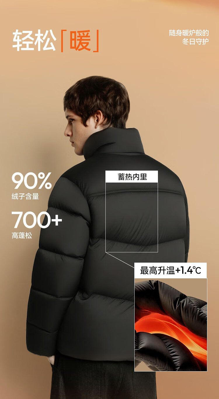 Semir Lightweight down Jacket | Men's Winter Triple-Protection Coat, 90% Down, Thick Style, Stand-Up Collar, Puffer Jacket, 109724113102 1