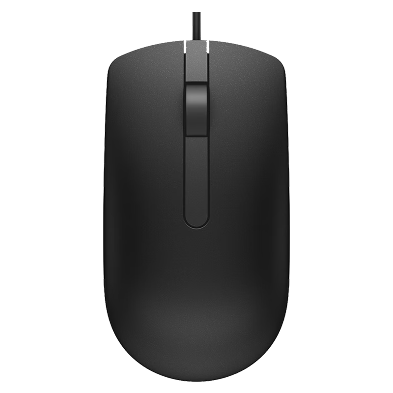 DELL MS116 Wired Mouse, Office Mouse, Symmetrical Mouse, USB Interface, Black, 50-Piece Set
