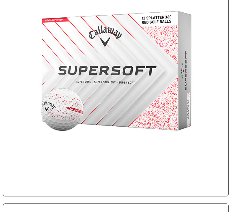 Callaway Super Soft Pink Golf Ball with 360-Degree Alignment Ring, Two-Layer, Long Distance, 25-Pack, New Model 9