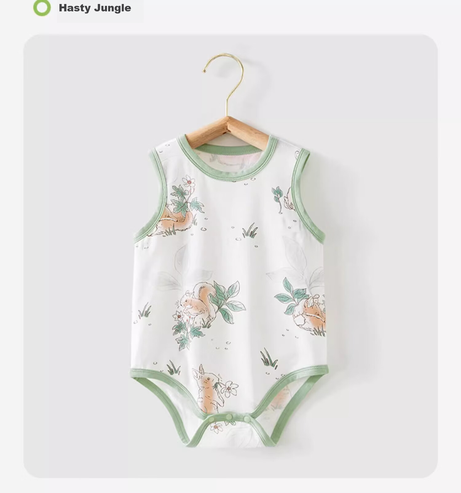 Beitaisi Baby Clothes, Summer Thin Onesie, Newborn Infant Yokesi Sleeveless Vest Bodysuit Romper 25