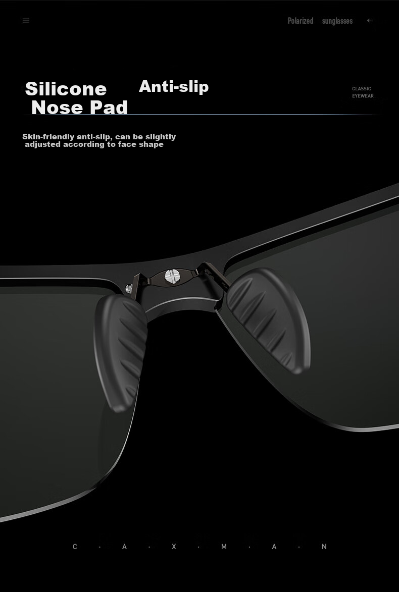 CAXMAN Sunglasses for Men, Sports Driving Fishing Specialized for Viewing Fish Floats, Polarized Sunglasses, UV Protection Outdoor Glasses 7